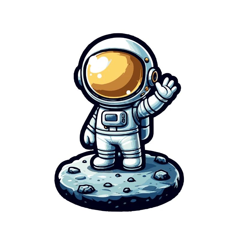 Kleiner Astronaut