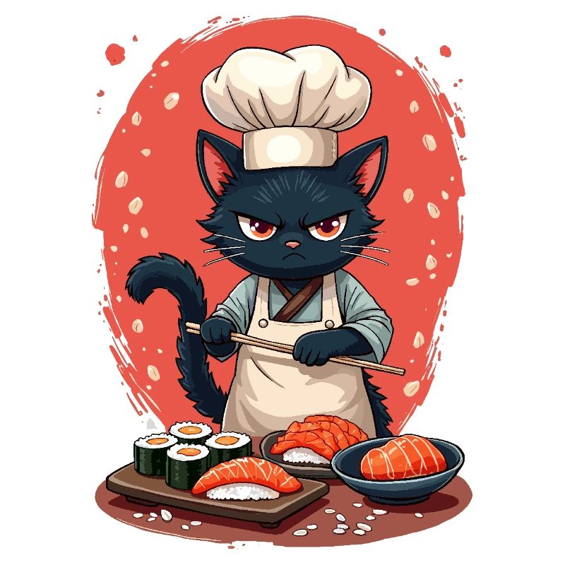 Sushi Chef Katze