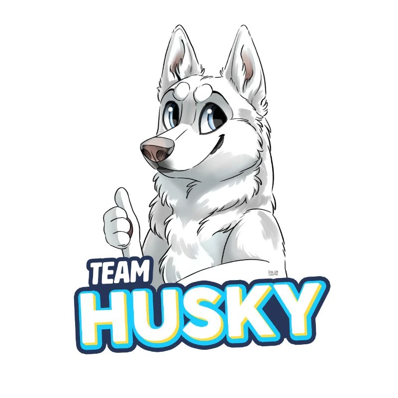TEAM Husky - Weiß