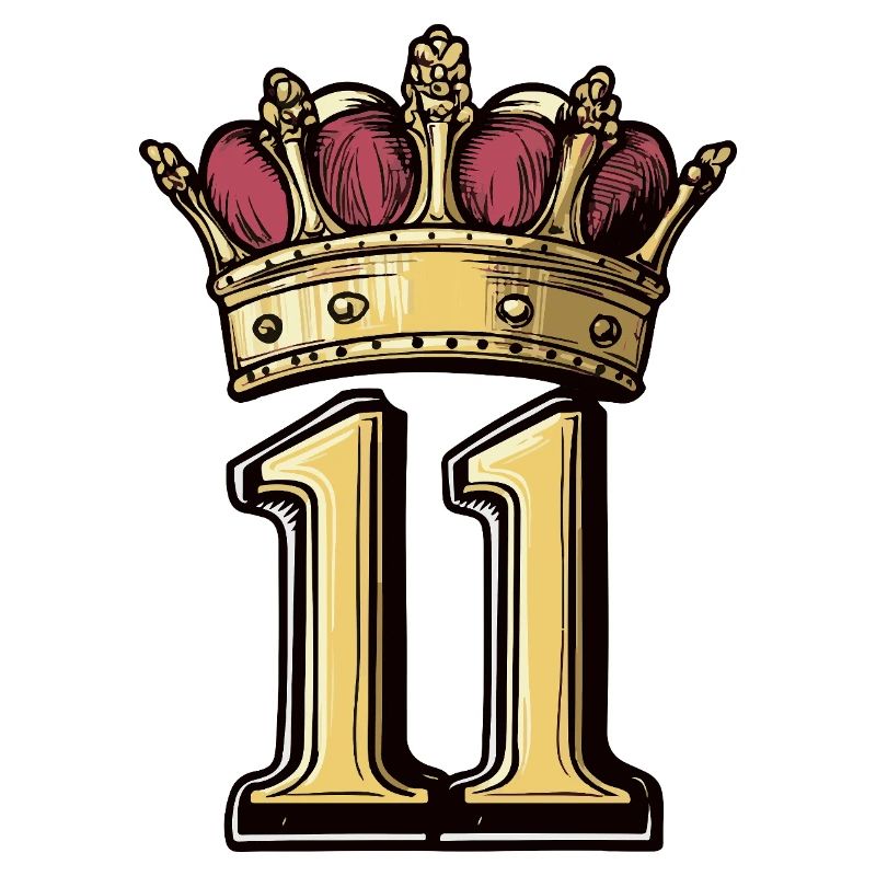11 Zahl Krone