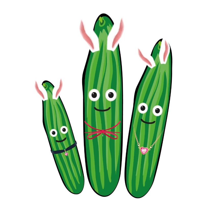 Trio de concombre,concombre,concombre,concombre,concombre,concombre,lapins, lapins