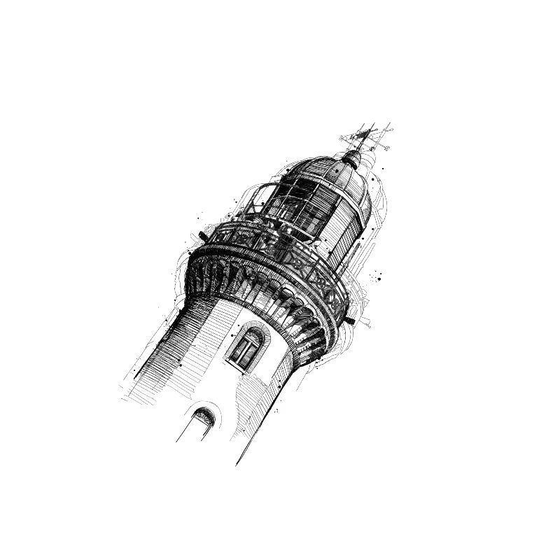 Dessin de phare