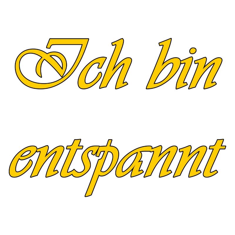 Ich bin entspannt