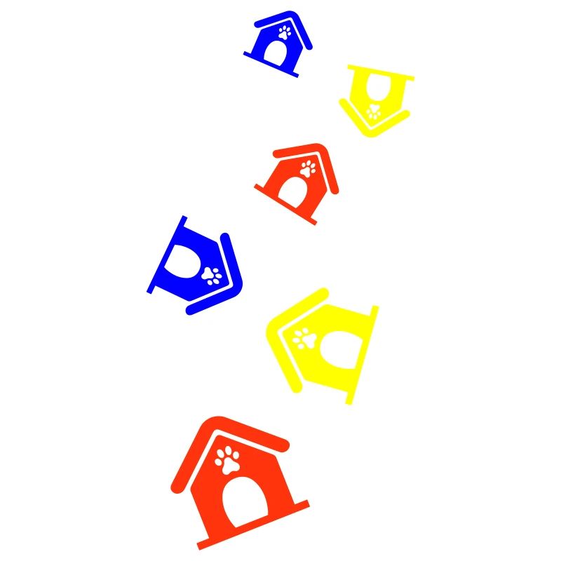 Hundehütte Bunt Hund