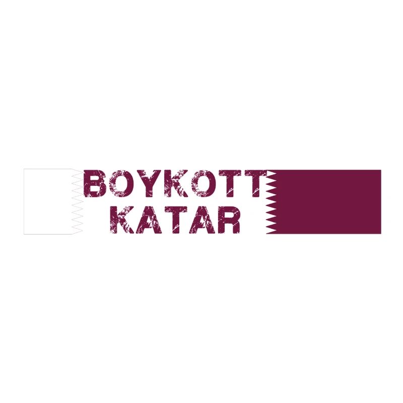 boykott katar,katar,flagge, wm,schrift