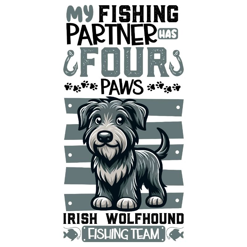 Angeln und Irischer Wolfshund