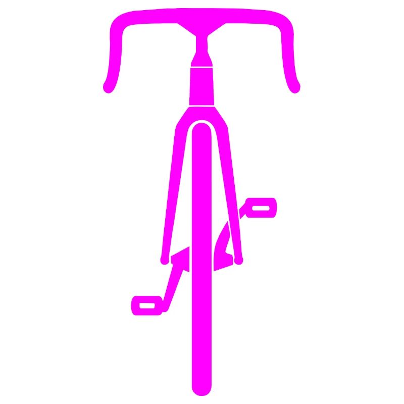 Rennrad Frontsilhouette