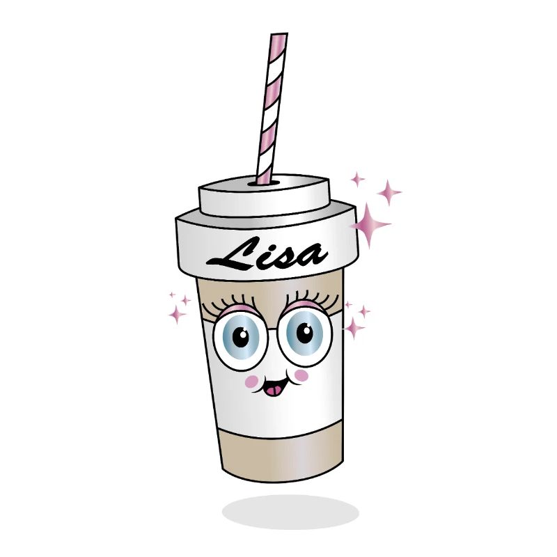 Lisa Cartoon Milchshake Becher