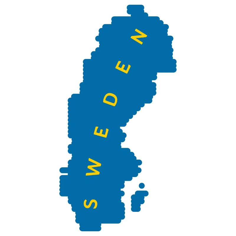 SCHWEDEN GROßE KARTE