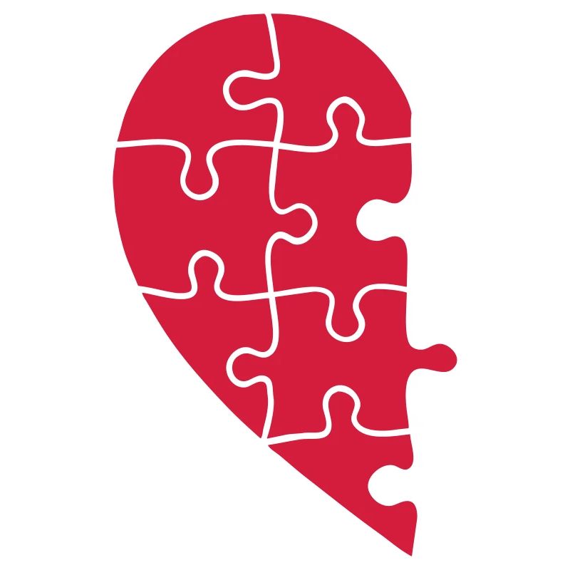 Herz-Puzzle (Links) ❤️
