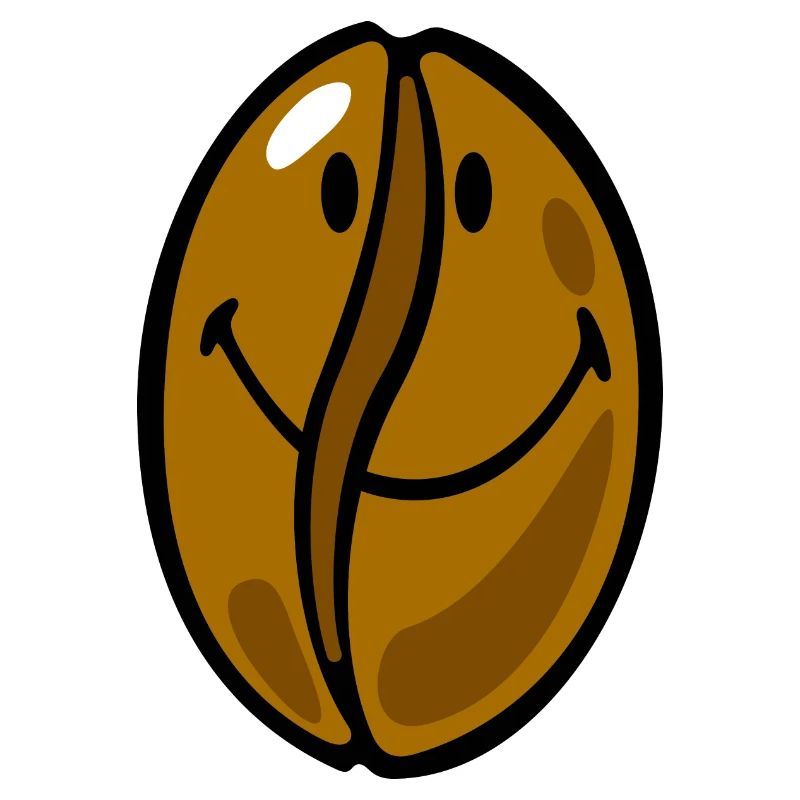 Smiley Coffee Bean