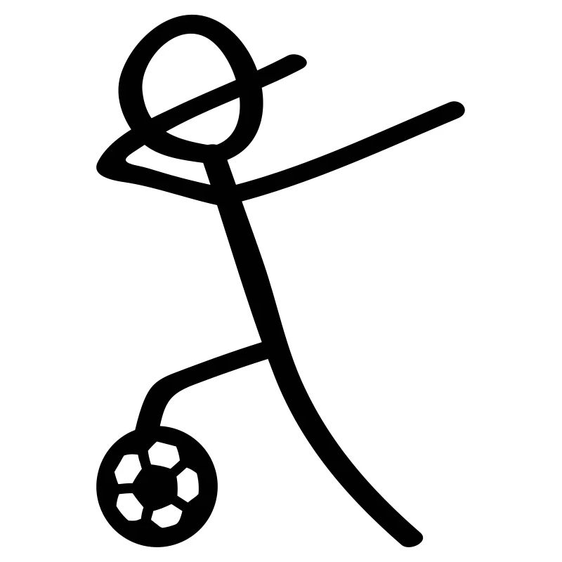 dabbing fussball man