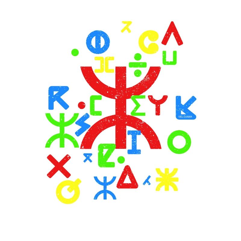 TIFINAGH AMAZIGH ALPHABETBERBERE