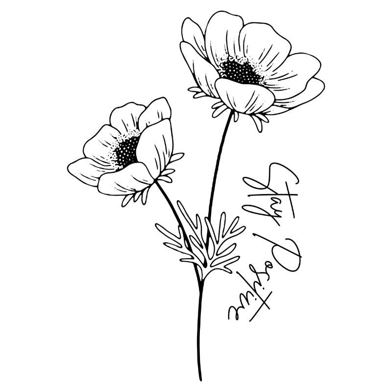 Stay Positive Flower