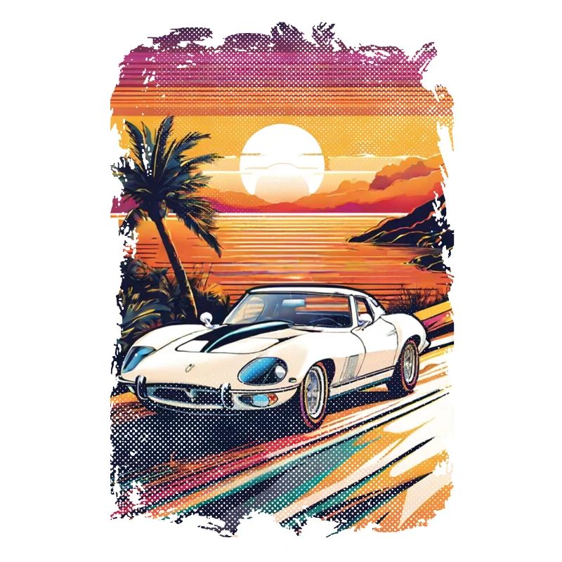 Oldtimer Sonnenuntergang