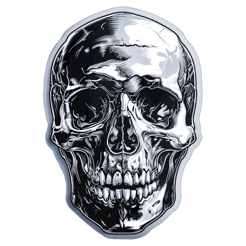 Totenkopf Silber