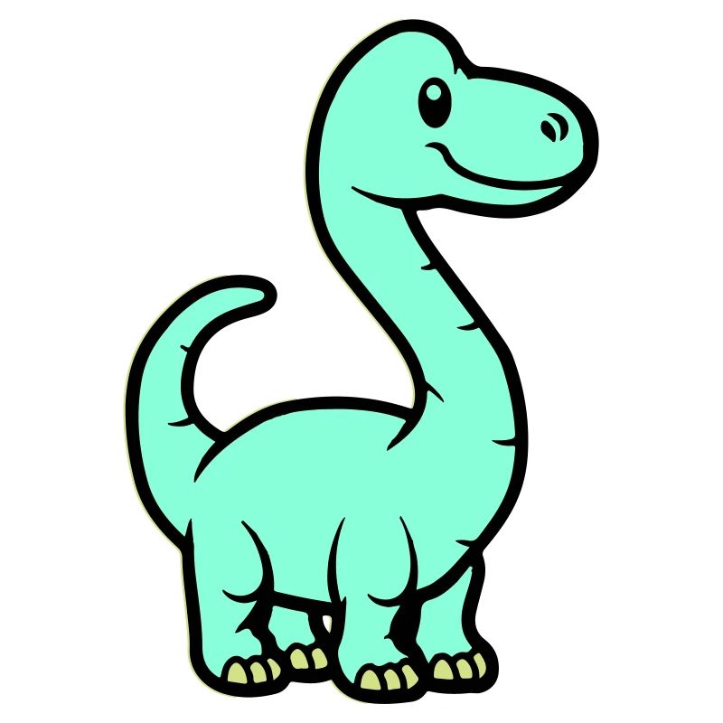 dinosaurier brontosaurus comic