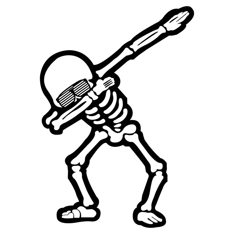 Cool Skull Dabbing 01