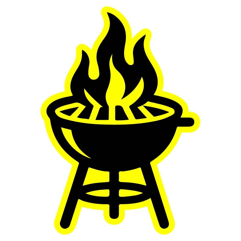Grill Symbol Feuer