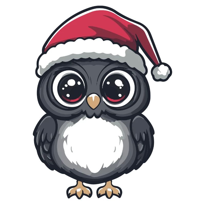 Eule Weihnachten Christmas