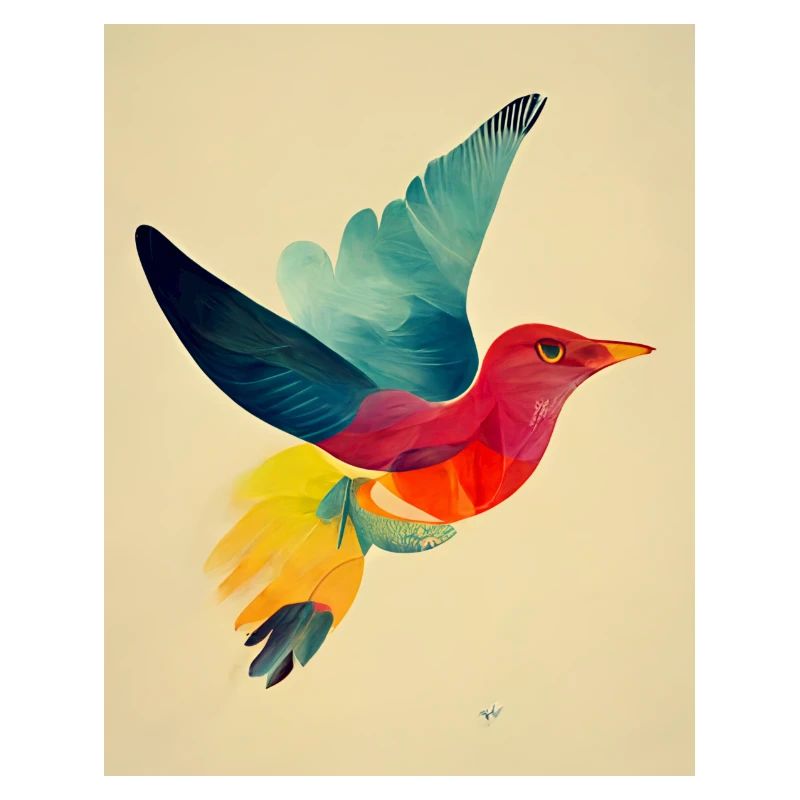 Fliegender Vogel