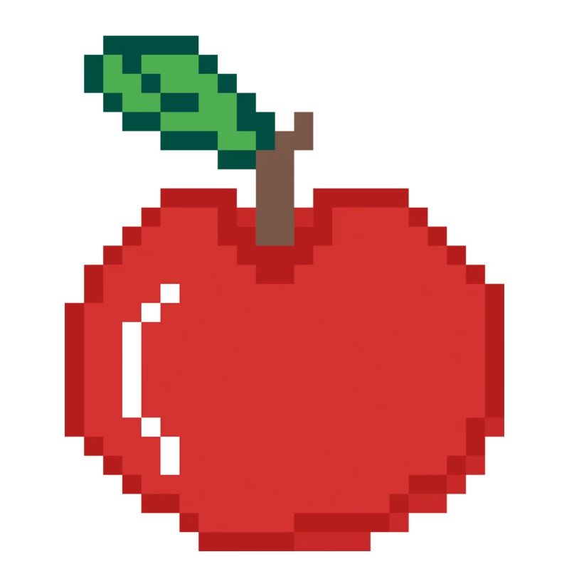 Apfel Pixel Art