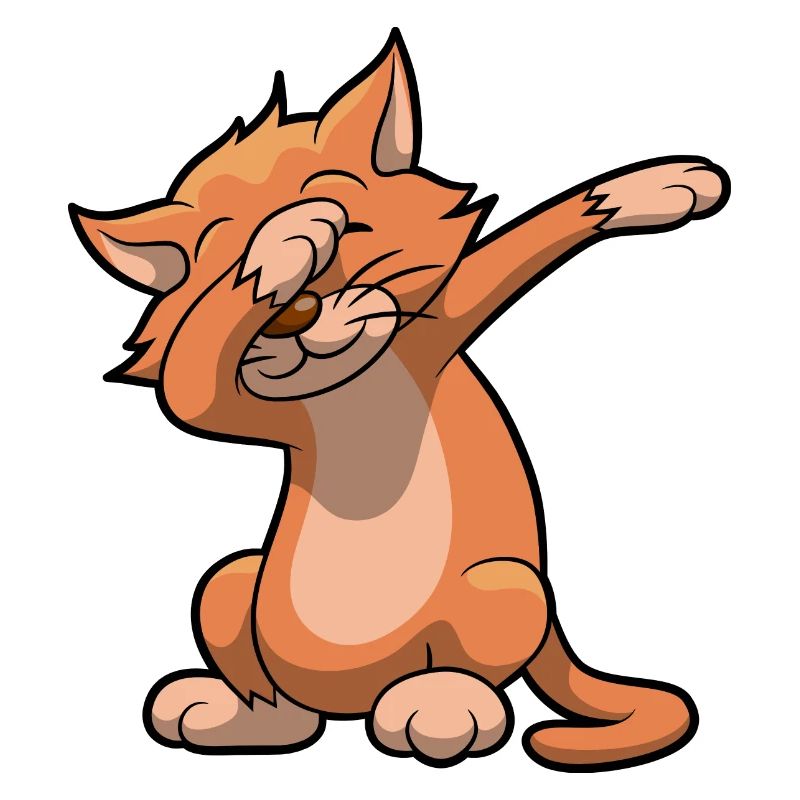 danse dab Chat drôle de cadeau d'anniversaire