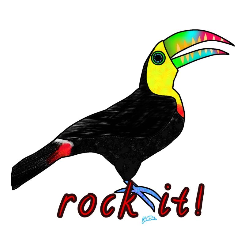 Tucan rock it! Two can rock it! Creating together