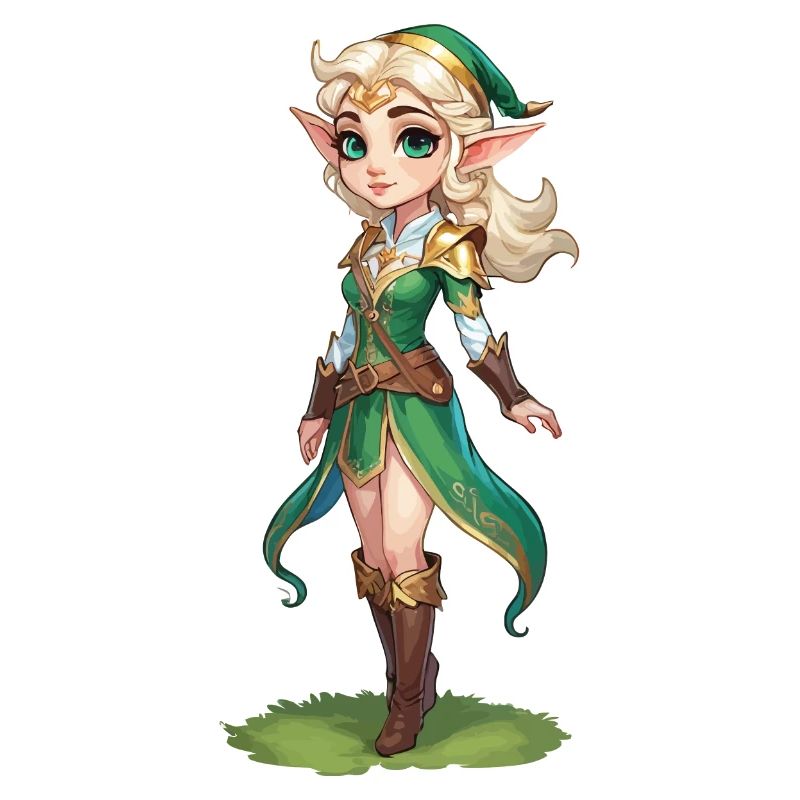 Elf Fantasy Illustration