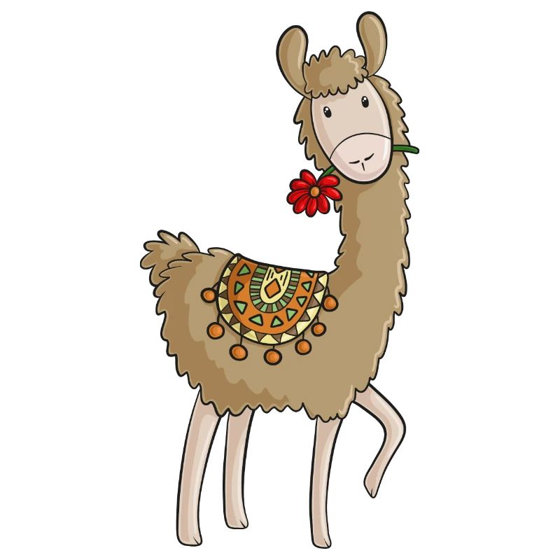 Lama comic Alpaka