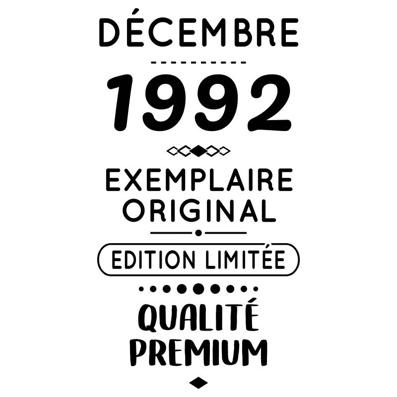 Anniversaire 30 ans - Décembre 1992 Original