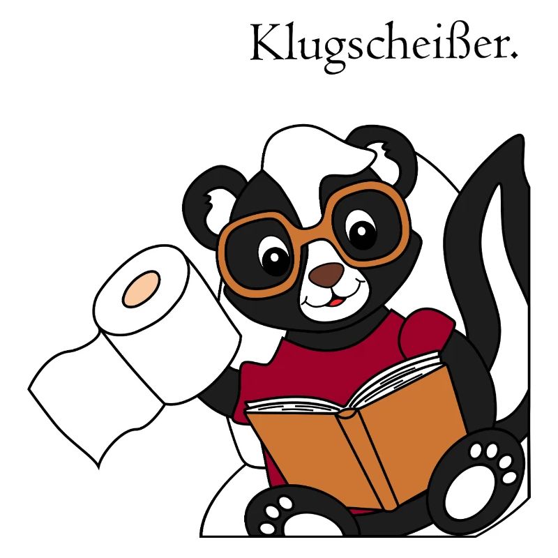 Skunk Pixie Smartass - funny motif