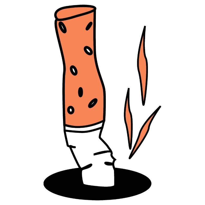 Zigarette Zigaretten Zigarettenstummel