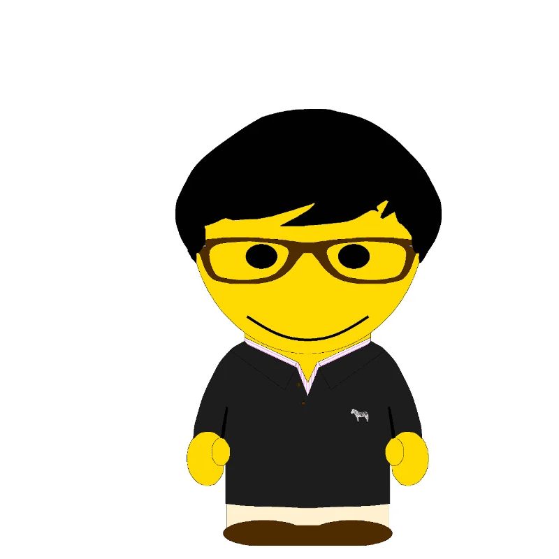 GEEKLEY Avatar schwarze Polobrille