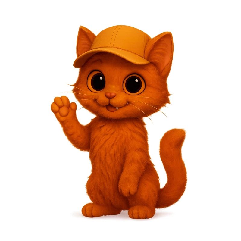 Chat mignon avec Cappy