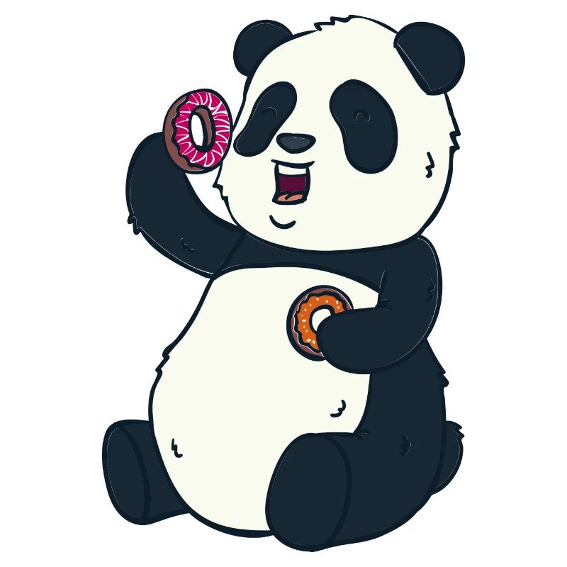 Panda donut essen