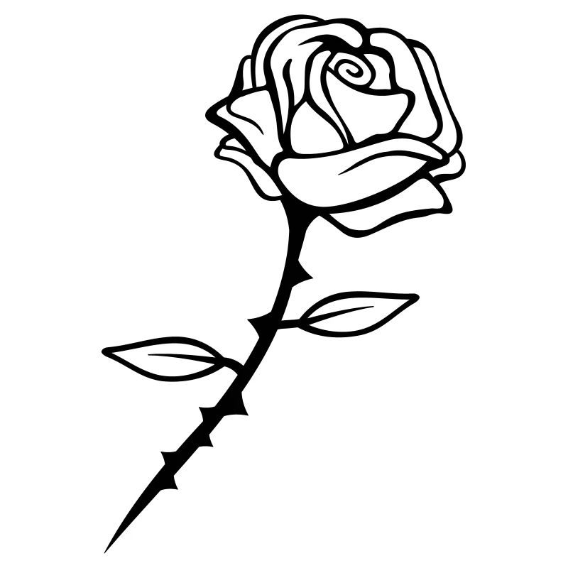 rose flower design