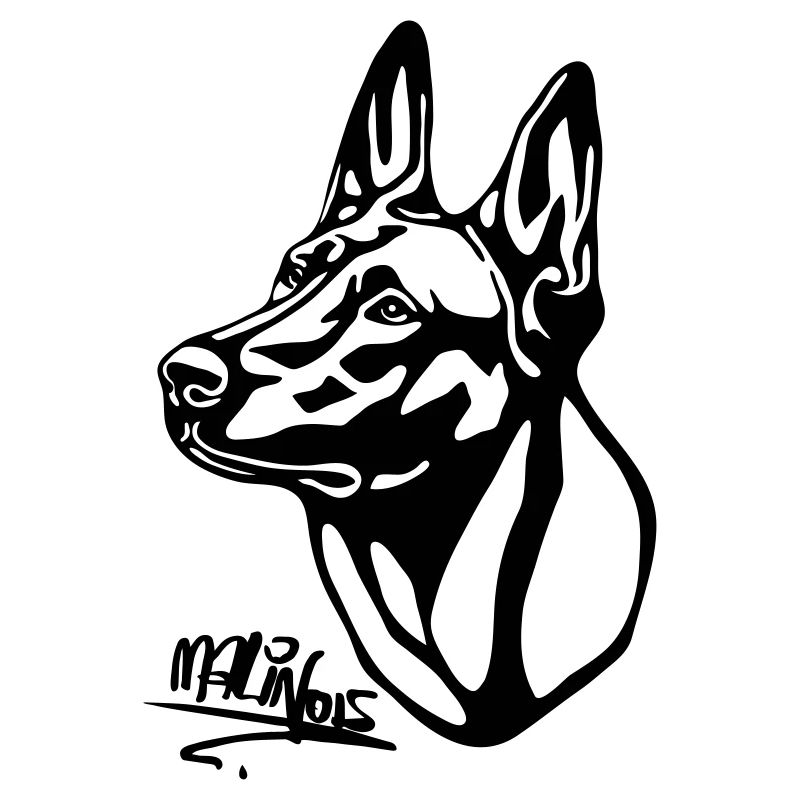 Malinois withoutBackground text