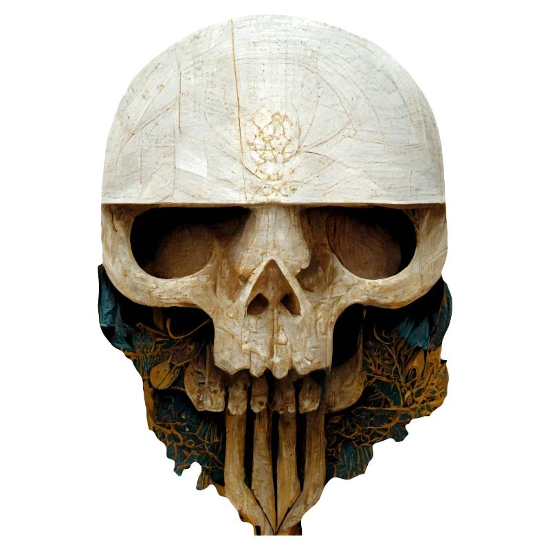 Totenkopf Keramik