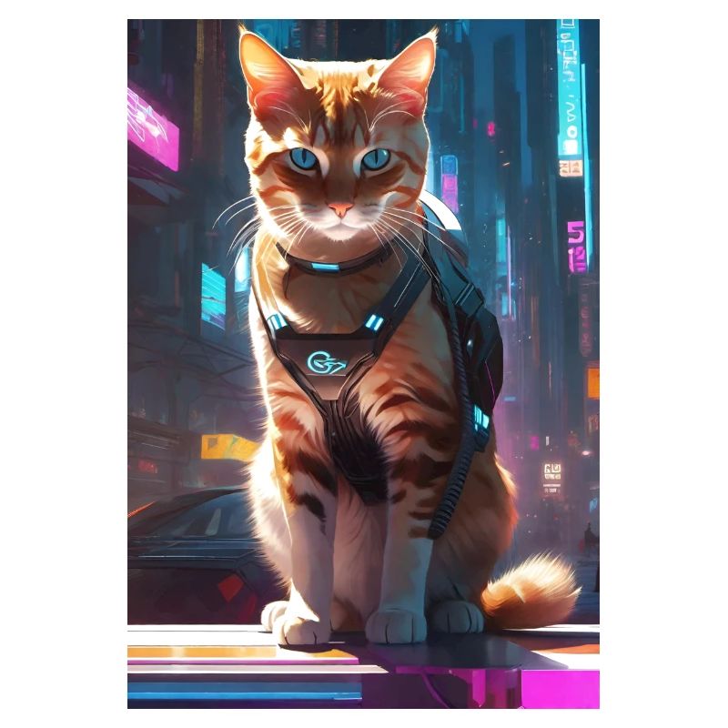 Cyberpunk Katze
