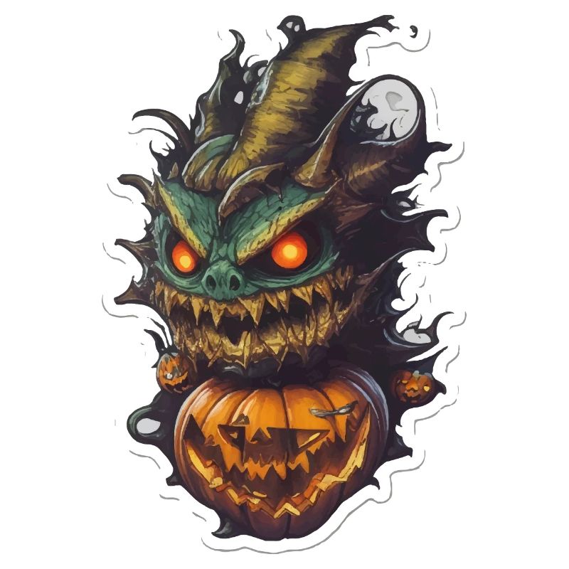 Helloween Kürbis Monster