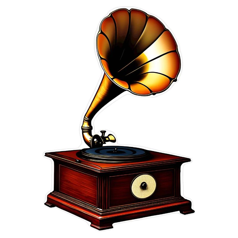 Uralter Grammophon-phänomenaler Klang