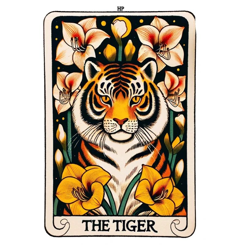 Die Tiger-Tarotkarte