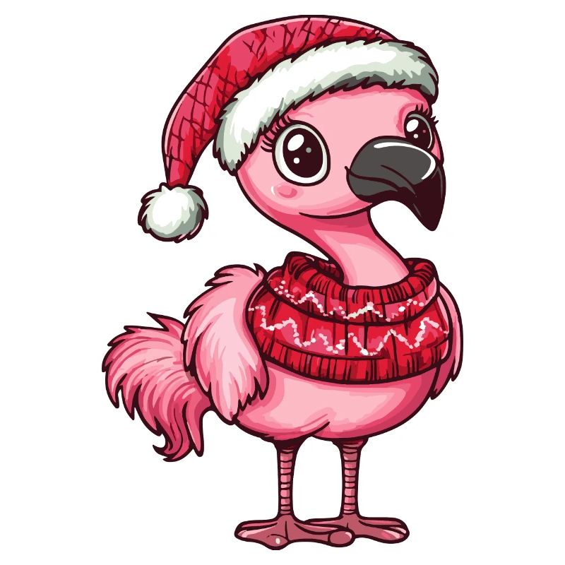 Flamingo Christmas