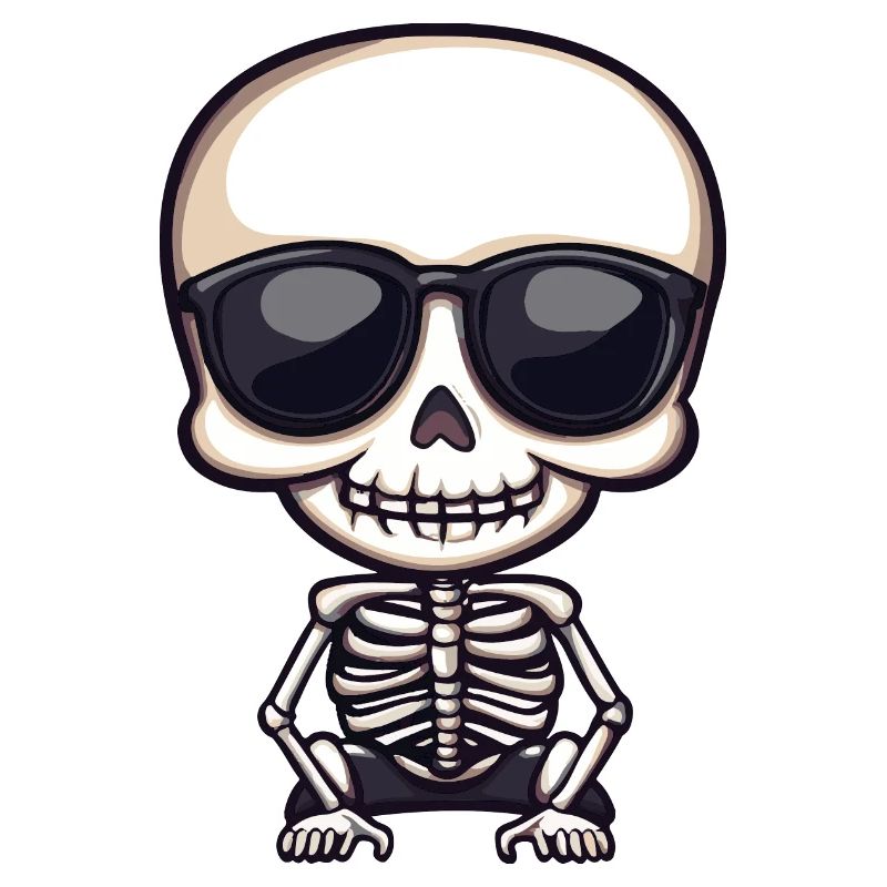 Halloween Skelett Sonnenbrille