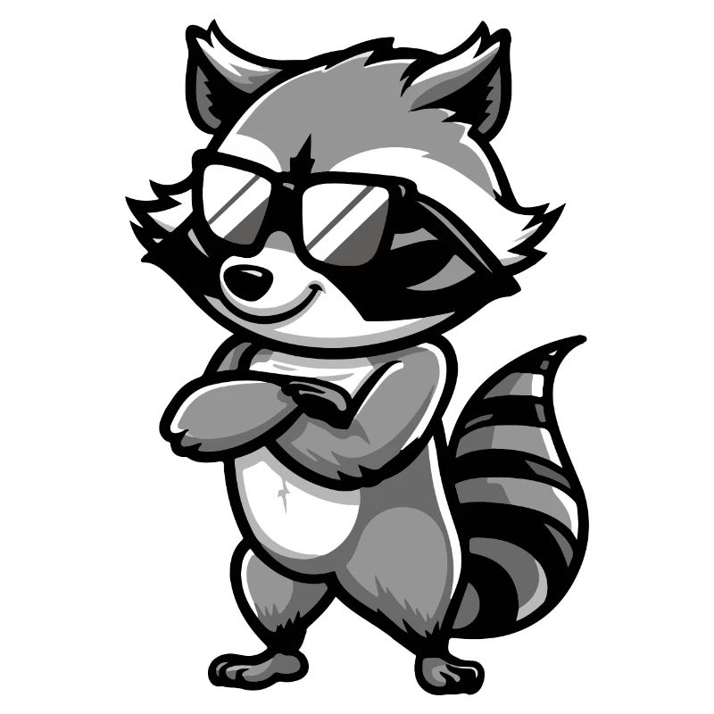 Waschbär Tier