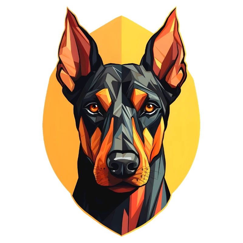Dobermannhalter cooler Dobermann