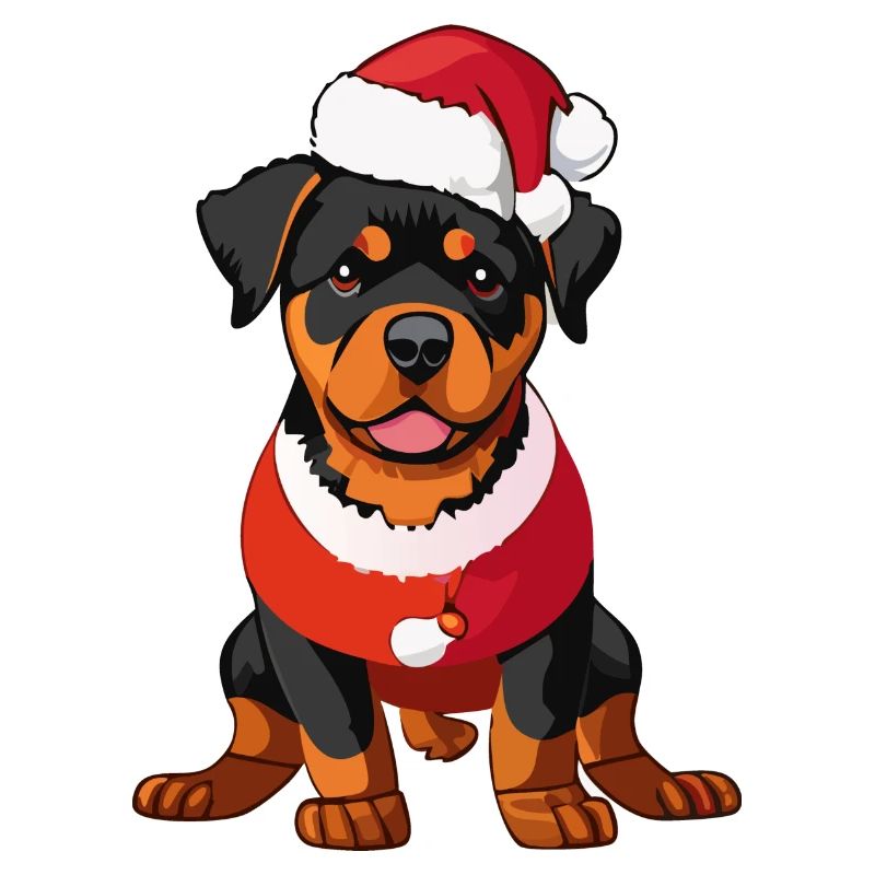 Rottweiler Weihnachten