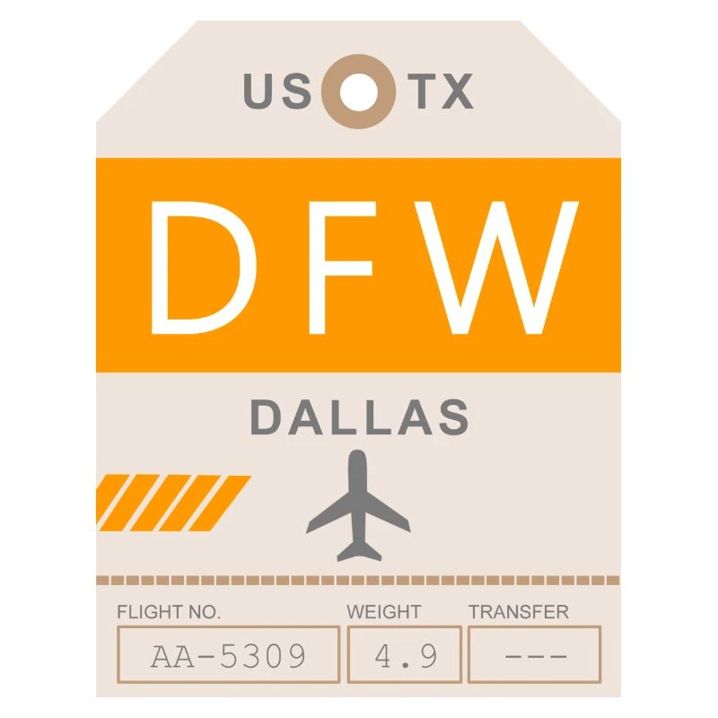 Flughafen Dallas 1950