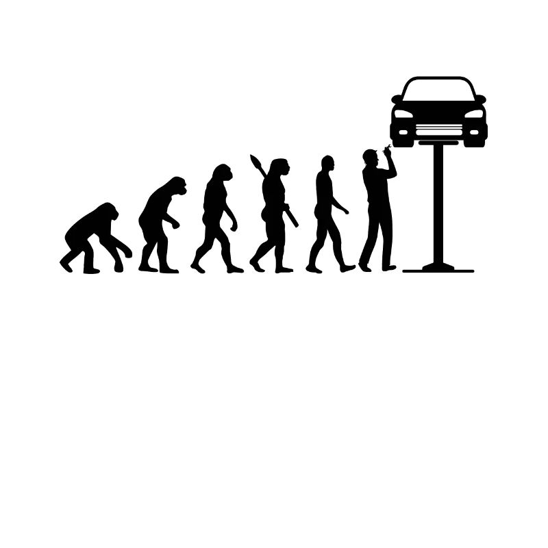 Mechaniker Evolution Auto Schrauber Geschenk